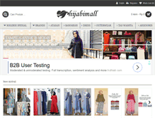 Tablet Screenshot of hijabimall.com
